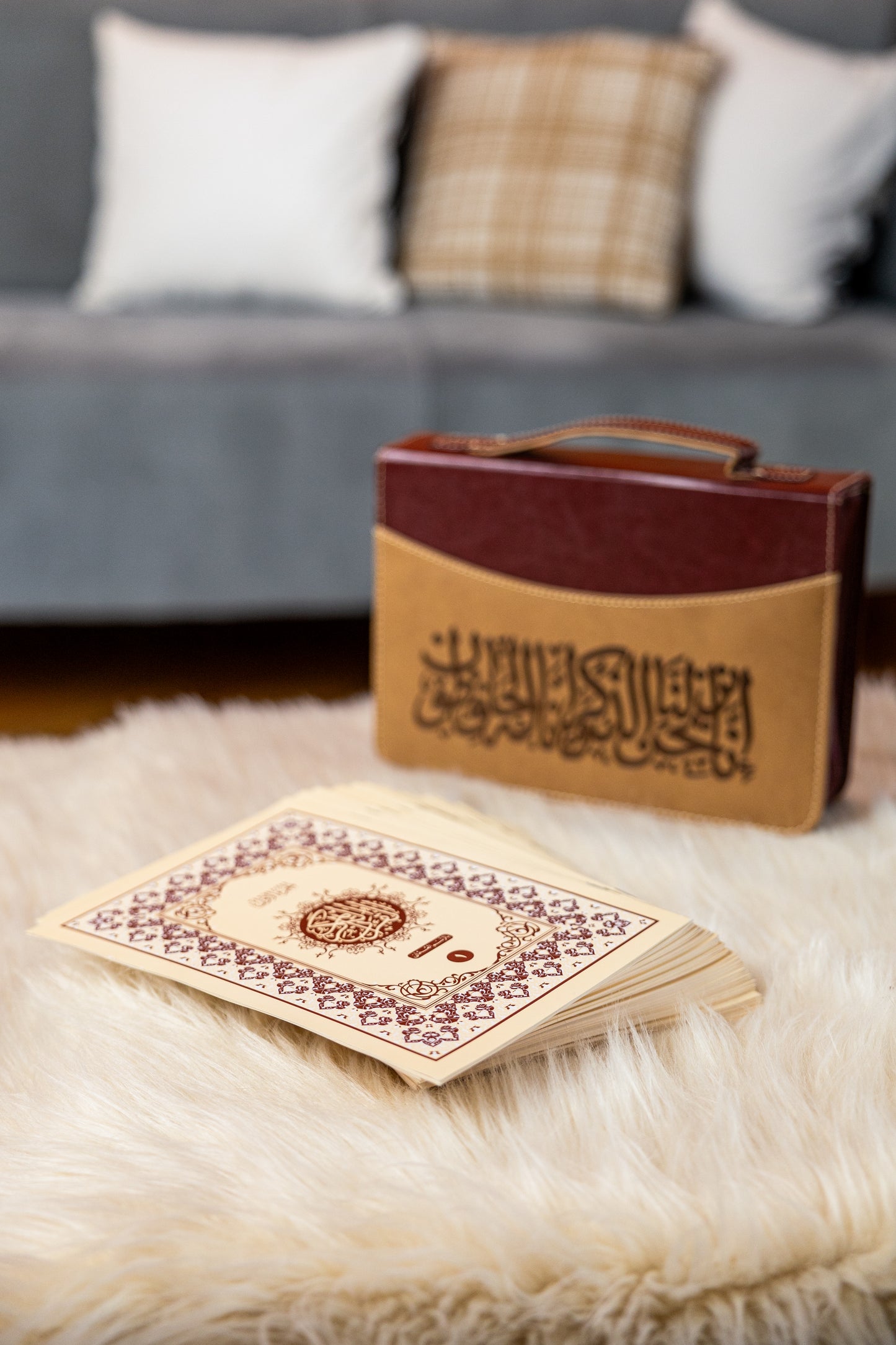 حقيبة الاجزاء الفاخره (جلد طبيعي) AJZAA BAG