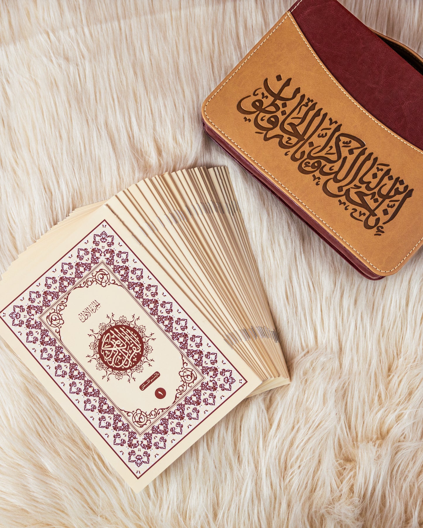 حقيبة الاجزاء الفاخره (جلد طبيعي) AJZAA BAG